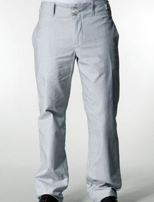 Undertow Lattice Suit Pant in Coconut White/HMS Navy